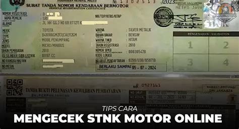 7 Cara Kilat Cek STNK Motor Online: Anti Ribet! 7 Cara Kilat Cek STNK Motor Online: Anti Ribet!