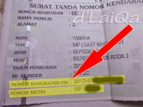 5 Hal yang Harus Kamu Ketahui Tentang Nomor Rangka STNK! 5 Hal yang Harus Kamu Ketahui Tentang Nomor Rangka STNK!