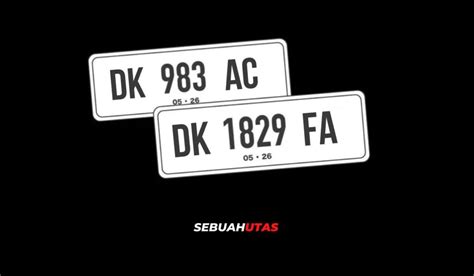 7 Arti dan Makna Dibalik Plat Mobil DK yang Perlu Kamu Ketahui! 7 Arti dan Makna Dibalik Plat Mobil DK yang Perlu Kamu Ketahui!